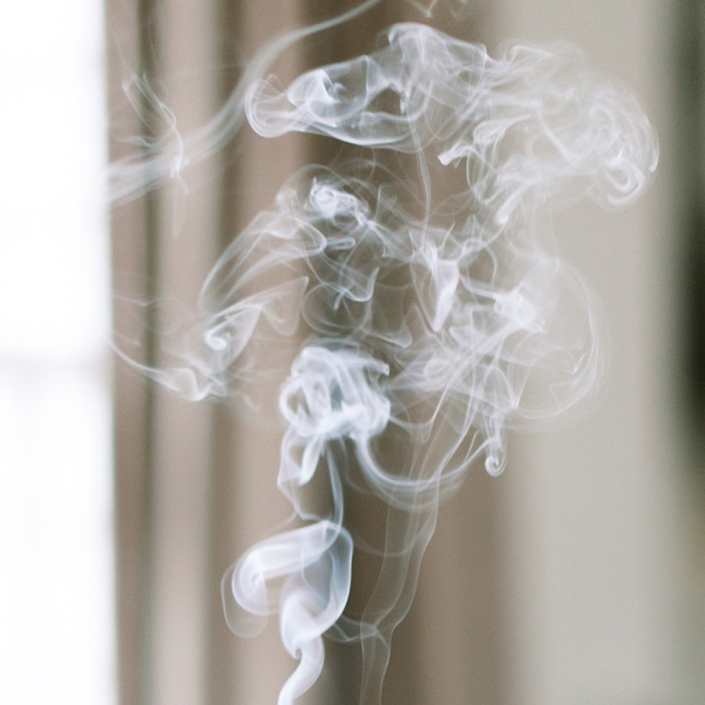 Smoke rising through the air